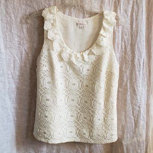 lace sleeveless top